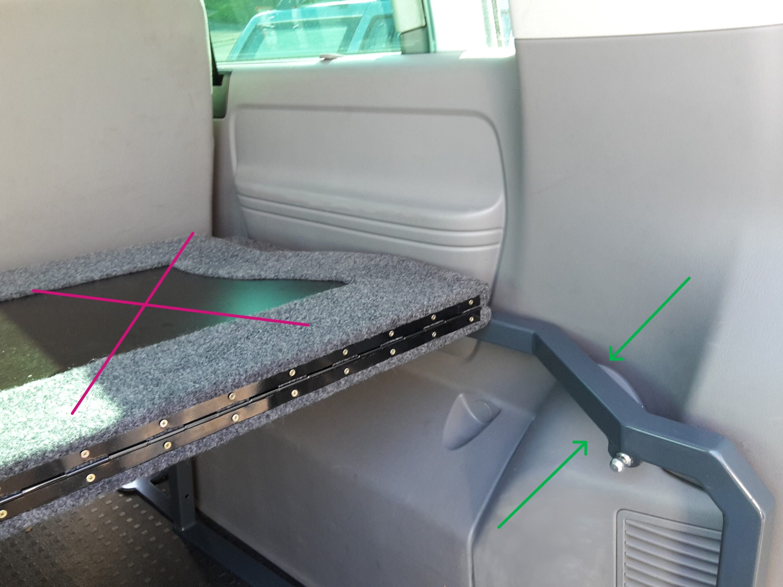 **Nur Gestell** für VW Transporter oder Caravelle lang – Bild 4